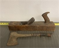 Wood Plane and Ax Lot