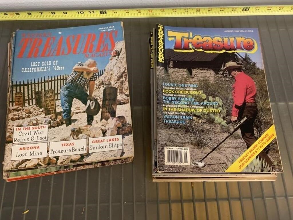 Western Treasure and Treasure Magazine Lot