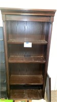 Adjustable 5 Shelf Dk. Wood Bookshelf 

ONLY