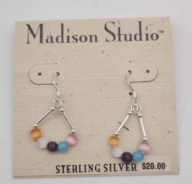 Madison Studio Sterling Silver Earrings