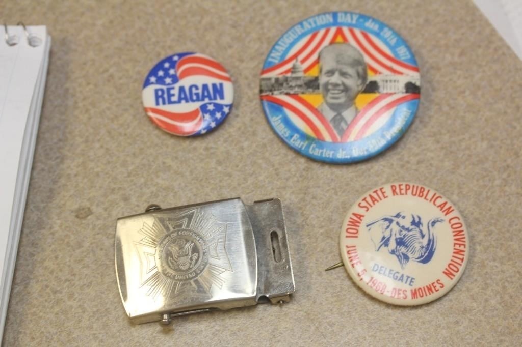Lot of 3 Political Buttons