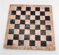 Inlaid Stone Chess or Checkers Board