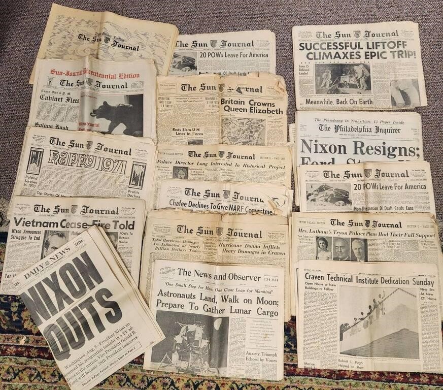 1960s and 70s Historic Newspapers