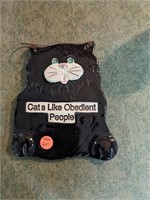 Cats like Obedient People Smoky Mountain Pottery