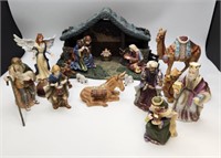Hawthorne Village Thomas Kinkade Nativity Set