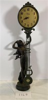 Vintage Styled Crosa Quartz Maiden Clock
