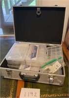 Metal Briefcase, Storage Boxes & Pen Nibs