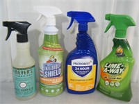 4 assorted Household Cleaners