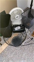 Trash Cans, Fan, Paper Shredder, Outlet Strip