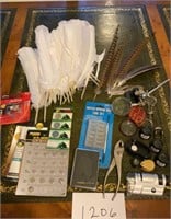 Pen Quills, Magnifiers, Batteries & Watch Tool Kit