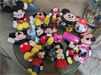 Collection of Mickey/Minnie Mouse Dolls & More