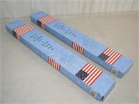 2 count new heavy duty 3 x 5 Ft American Flag kit