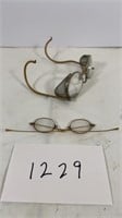 Antique Safety Glasses & Wire Framed Spectacles