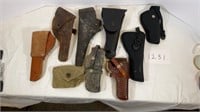 Lot of Holsters & Military First Aid Kit