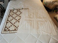 Handmade quilted table mats - lgst appr 34" x 34"