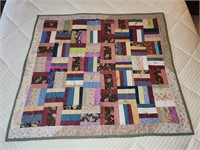 Handmade quilted table mat appr 33" x 36"
