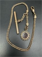 Vintage watch chain/ fob