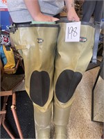 Pro line thigh fishing waders boots size 8