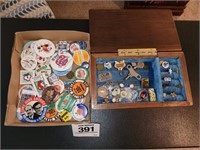 Buttons, pins & trinkets
