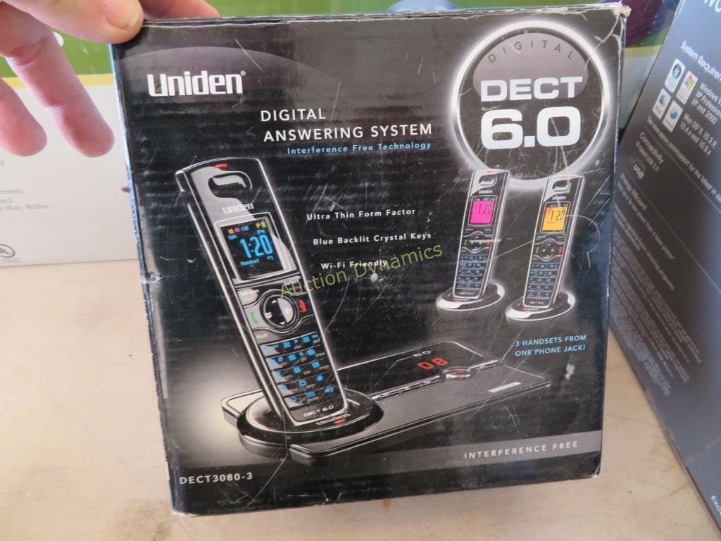 Uniden Digital Answering System, 3 handsets