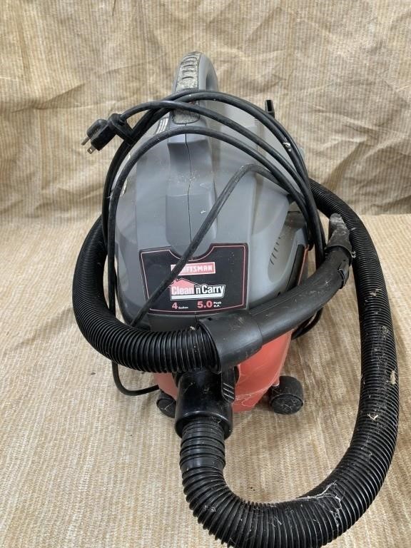 Craftsman Clean And Carry Shop Vacuum Works