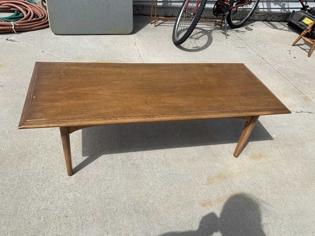 Wooden Coffee Table 4'x19 1/2"x15" Tall