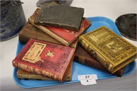 COLLECTION OF VINTAGE BOOKS ALL LATE 1800S