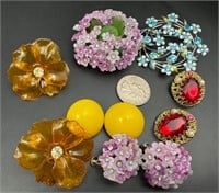 Vintage vendome set and germany earrings