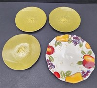 Better Homes & Gardens Plate & 3 Melamine Plates