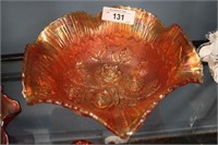 LARGE IMPERIAL OPEN ROSE CARNIVAL/FOOTED DISH