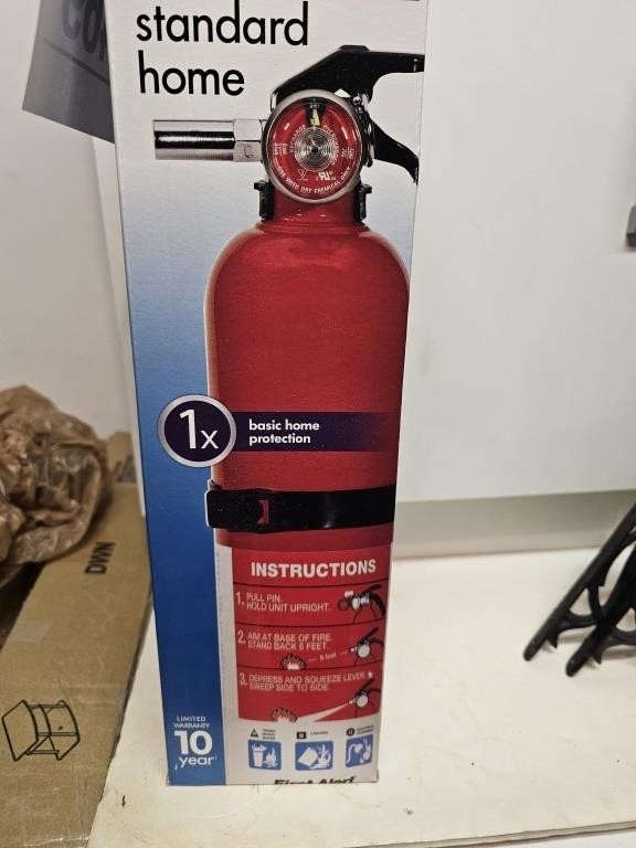 First Alert fire extinguisher