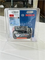 Bocsh 18v Lithium Ion battery - new, sealed