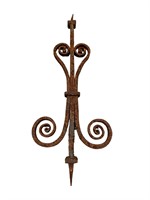 French Antique Iron Fence Posts
