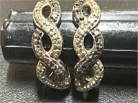 925 Sterling Silver Earrings 2.93 Grams