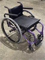 Invacare A4 A-4 Titanium Wheelchair Purple