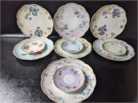 AK Klingenberg Limoges Porcelain Plates & Saucers