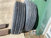 2-Michelin 225/70/R19.5 Tires