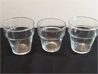 3pc Clear Votive Candle Holders