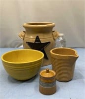 Stoneware Home Decor,  McCoy Pottery Bowl, Small