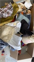 Huge Lot of Material and Towels, Sewing Supplies