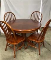 Vintage Wood (Cherry?) Table & Chairs