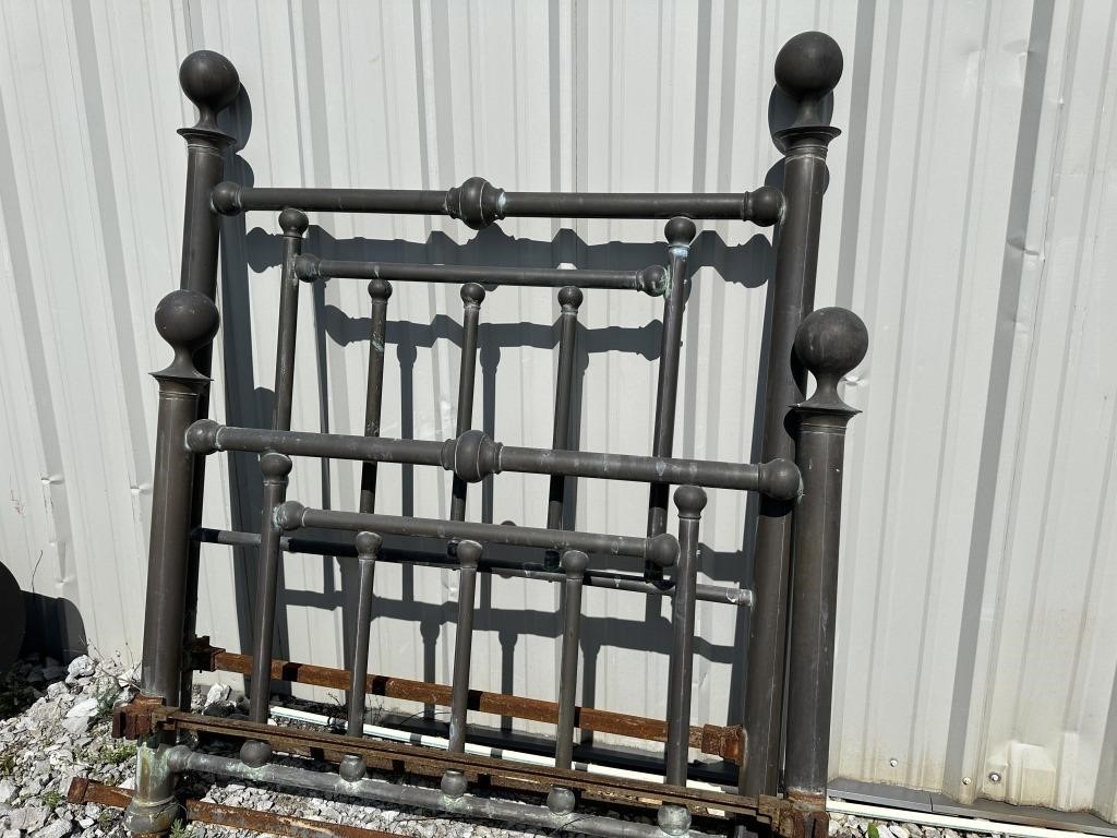 Cannon Ball Brass Bed and Rails Full Size