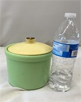 Jadeite Kitchen Bowl with Plastic Lid