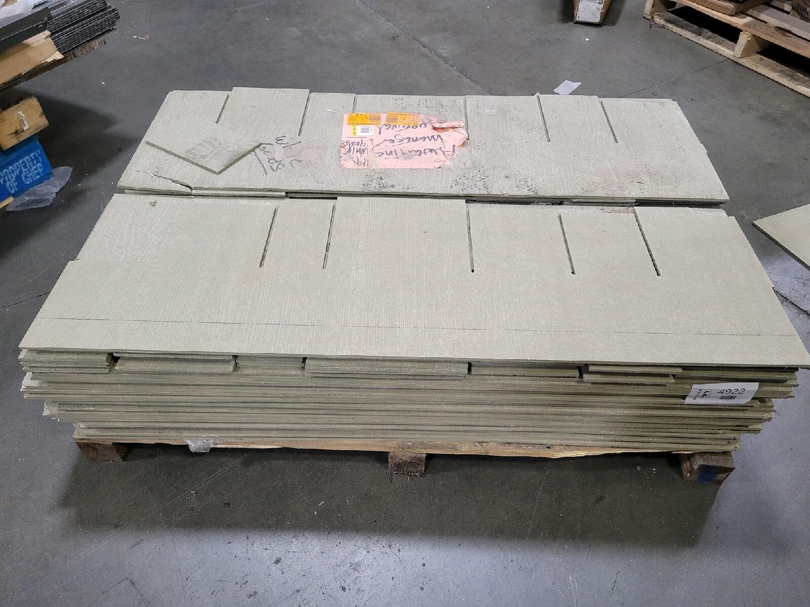 Pallet of Staggered Shingles