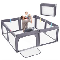 Dripex Foldable Baby Playpen, 71"x71" Large