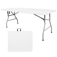 Mean yeah 6FT Plastic Folding Table, Portable