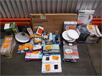Lot of electrical  light hardware