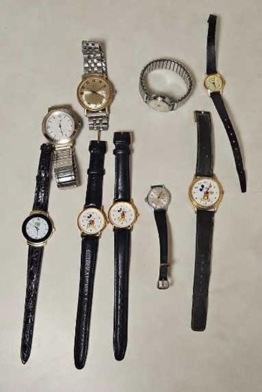 MICKEY MOUSE, TIMEX & OTHER WRIST WATCHES