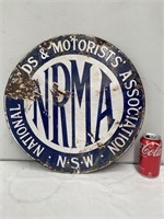 Original NRMA double sided sign approx