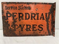 Original Service Station Perdriau Tyres post mount